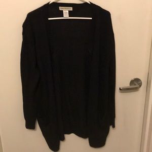 Oversized, cozy black sweater